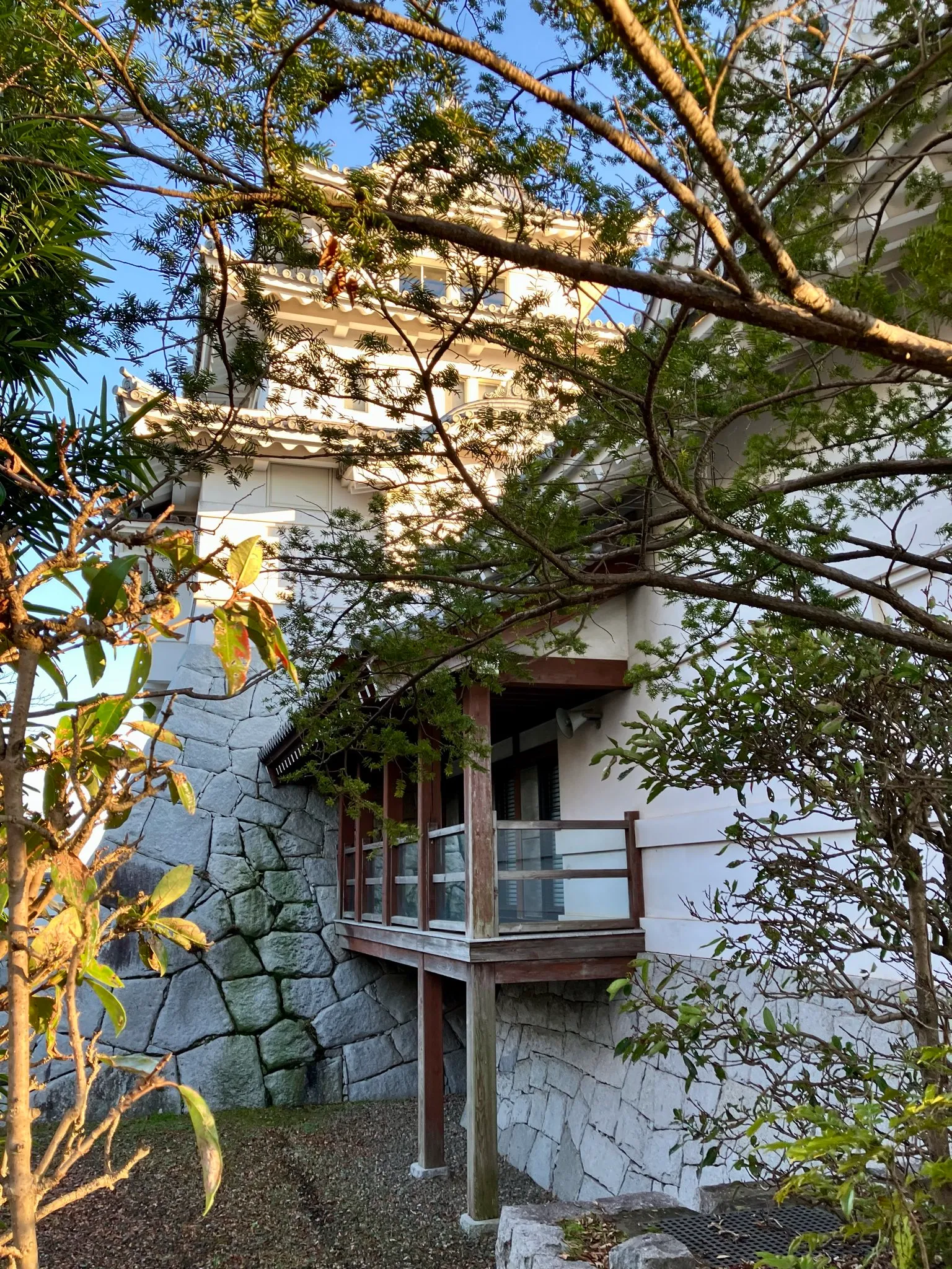 関宿城 夕景（撮影したまま）