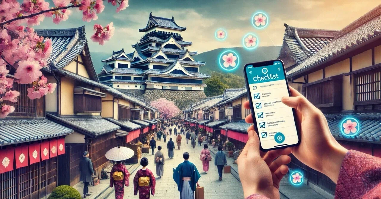 旅城チェックリストAIの活用イメージ