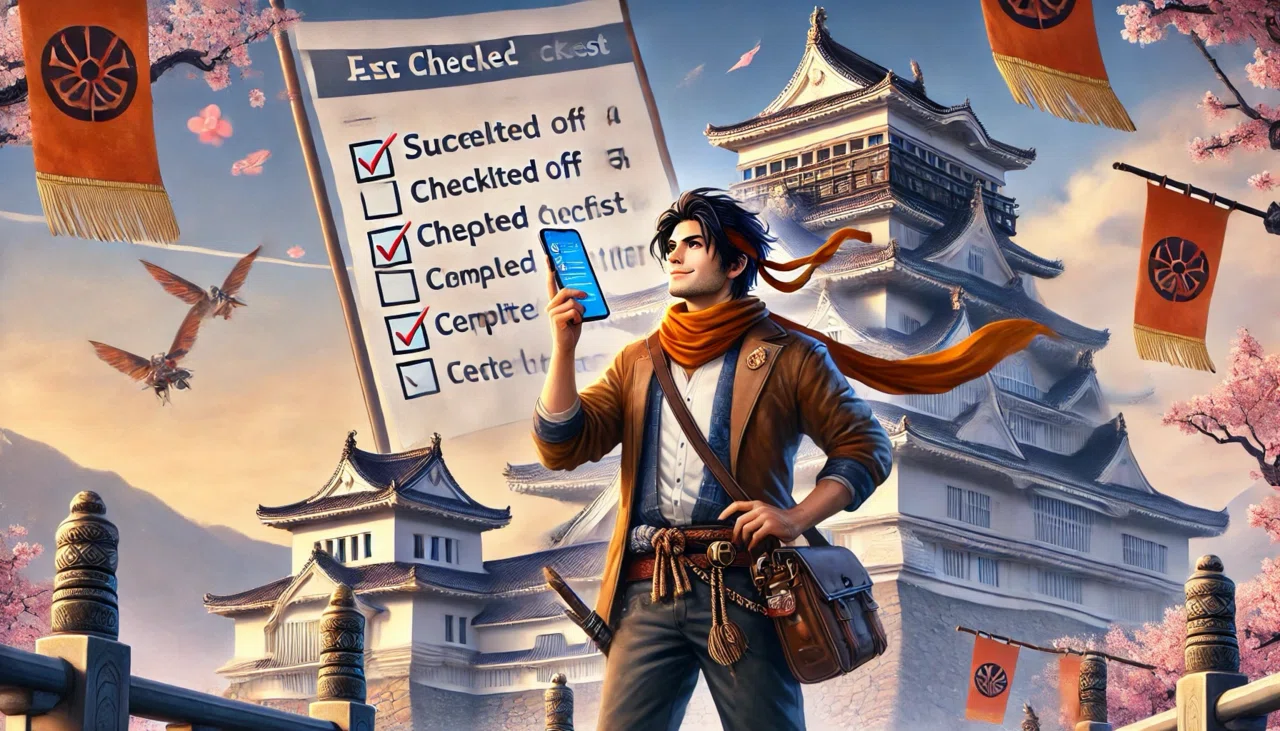 旅城チェックリストAIの締めイメージ