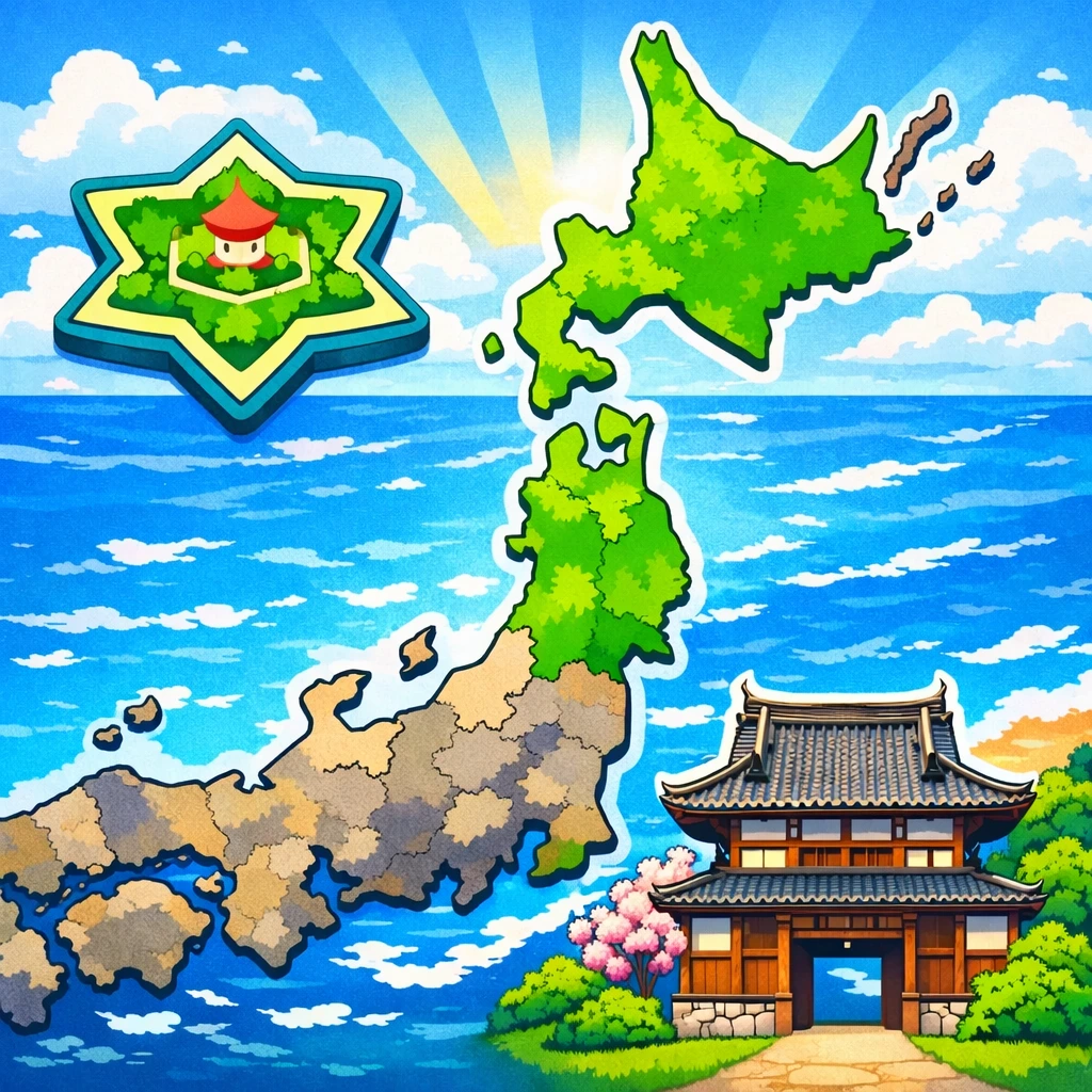 100名城1〜10を覚えるカウントソングのカバー