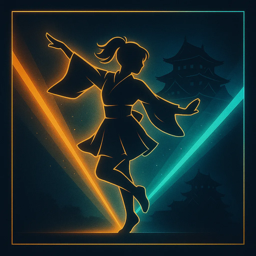 12天守をテーマにしたエレクトロポップ調のカバー画像