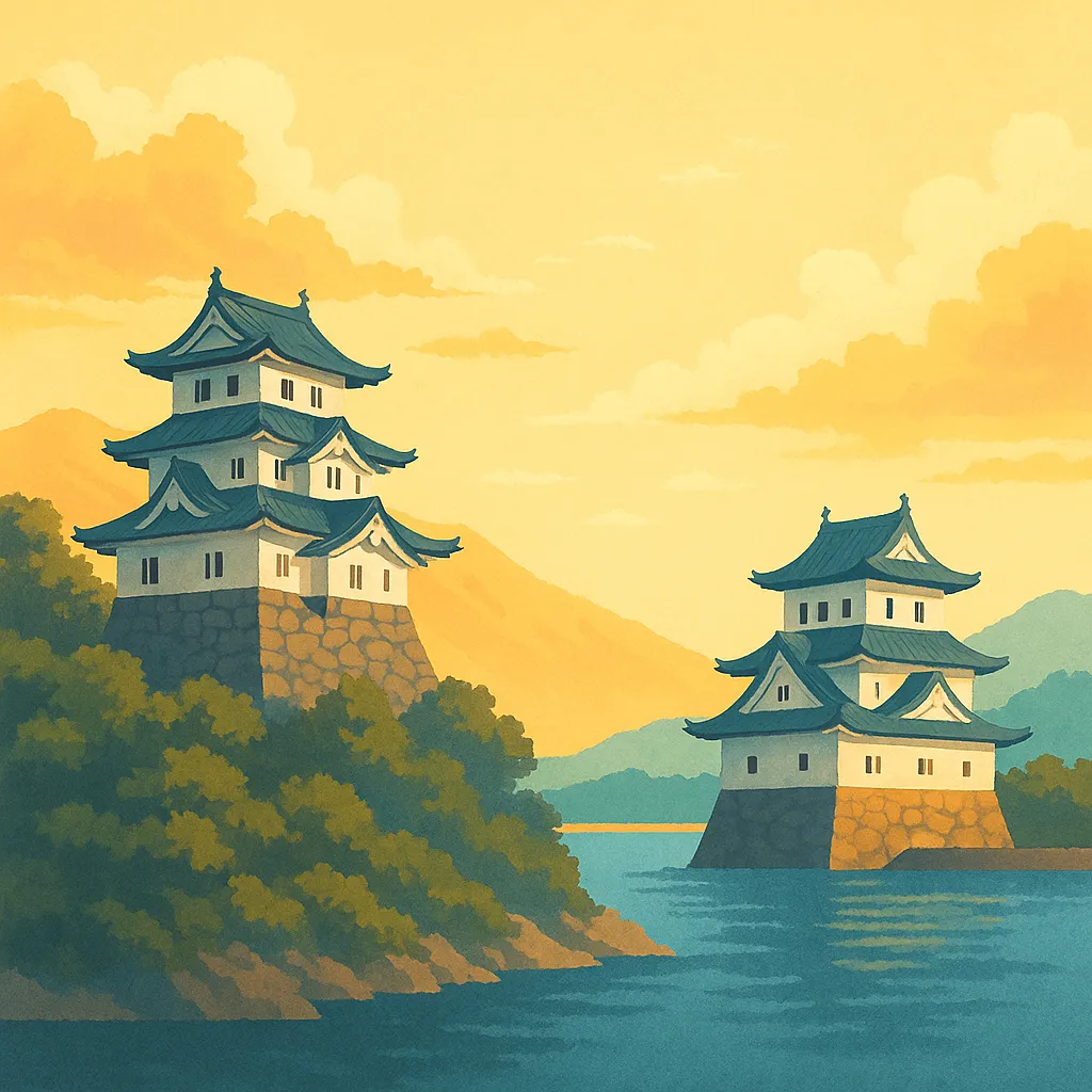 三大山城と三大海城をテーマにした壮大な城ソングのカバー画像